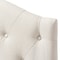 Baxton Studio Myra Beige Upholstered Button-Tufted Twin Size Headboard 125-6972 - alternate 4